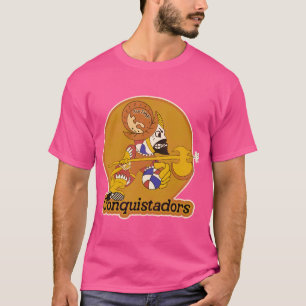 Retro Defunct San Diego Conquistadors Basketball T-Shirt