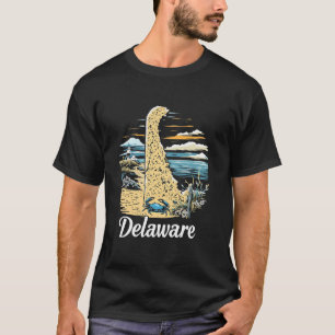 Retro Delaware Home State DE Nature Sunset Vintage T-Shirt
