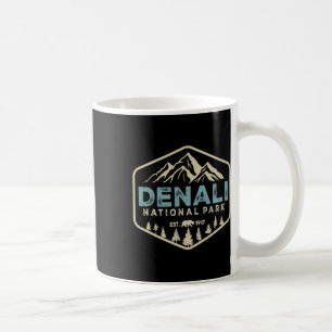 Retro Denali National Park Mountains Nature Vintag Coffee Mug