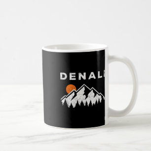 Retro Denali National Park Mountains Vintage Alask Coffee Mug