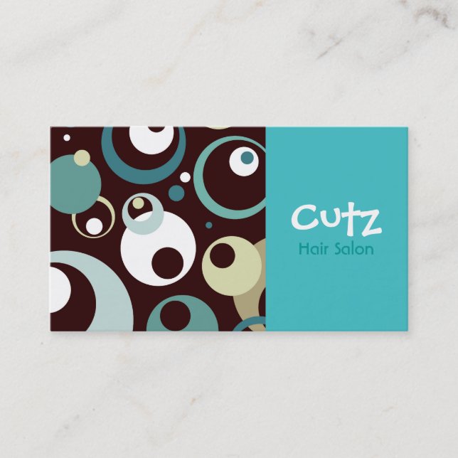 Retro Design Business Card (Front)