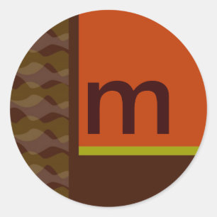 Retro design customizable stickers