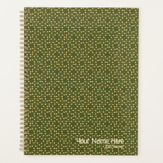 Retro Design Undated Planner and Calendar