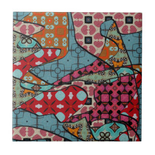 Retro Designer Ceramic Tile