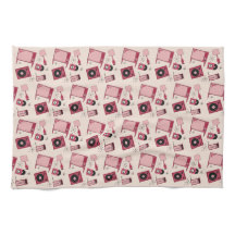 Retro designs in shades of pink 