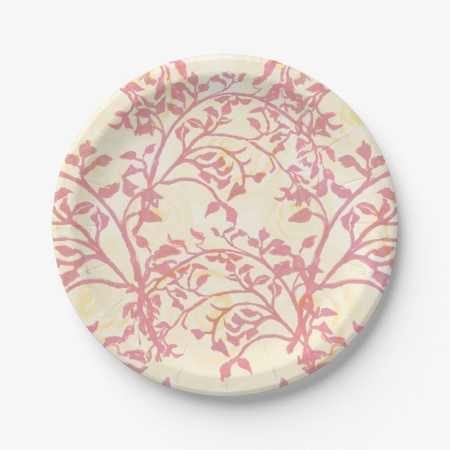 Retro dessert plate with piped frosting details (Front)