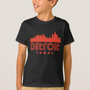 Retro Detroit Skyline T-Shirt