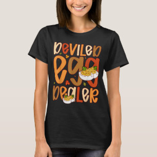Retro Deviled Egg Er Thanksgiving Dinner Funny  T-Shirt