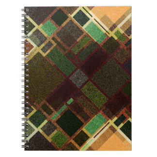 Retro Diagonal: Abstract Seamless Pattern. Notebook