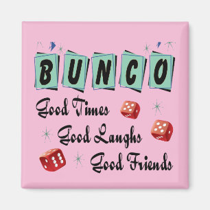 Retro Dice Bunco Magnet