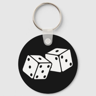 Retro Dice Keychain
