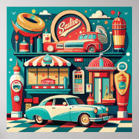 Retro Diner Americana