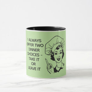 Retro Dîner Choix Mug