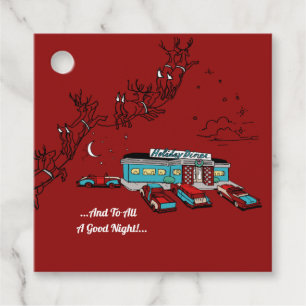 Retro Diner  Favour Tags