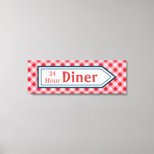 Retro Diner Sign Art