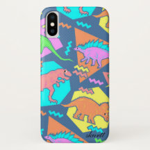 Retro Dinosaur 90s iPhone case