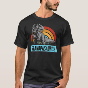 Retro Dinosaur Grandpasaurus For Grandpa T-Shirt