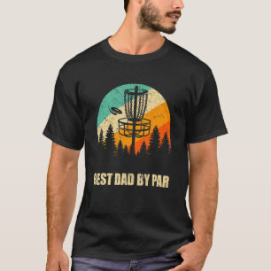 Retro Disc Golf Best Dad Sunset Vintage Frisbee G T-Shirt