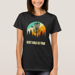 Retro Disc Golf Best Dad Sunset Vintage Frisbee G T-Shirt