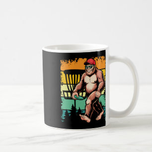 Retro Disc Golf Bigfoot Vintage Discus Sasquatch 8 Coffee Mug