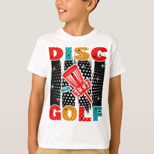 Retro Disc Golf Design Vintage Disc Golf Sket T-Shirt