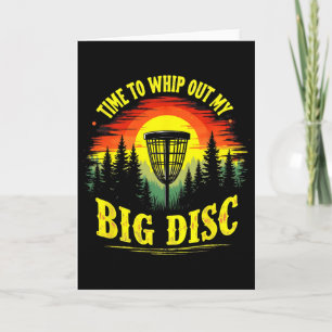 Retro Disc Golf For Players  Card