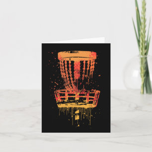 Retro Disc Golf Frolf - Vintage Frisbee Golf  Card