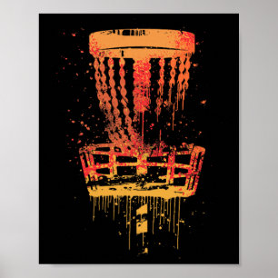 Retro Disc Golf Frolf - Vintage Frisbee Golf  Poster