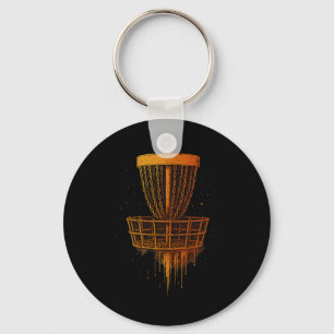 Retro Disc Golf Frolf Vintage Frisbee Golf Pullove Keychain