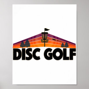 Retro Disc Golf Lover Design - Disc Golf Sport Poster