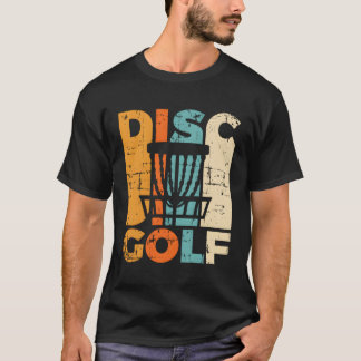 Retro Disc Golf Vintage Disc Golfer Gift Disc Golf T-Shirt