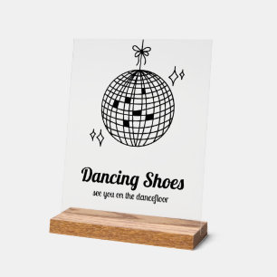Retro Disco Ball Dancing Chaussures Mariage