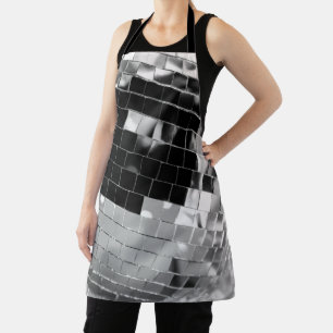 Retro Disco Ball Glam #1 #retro #wall #art Apron