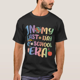 Retro Disco Groovy Hello Summer In My La  T-Shirt- T-Shirt