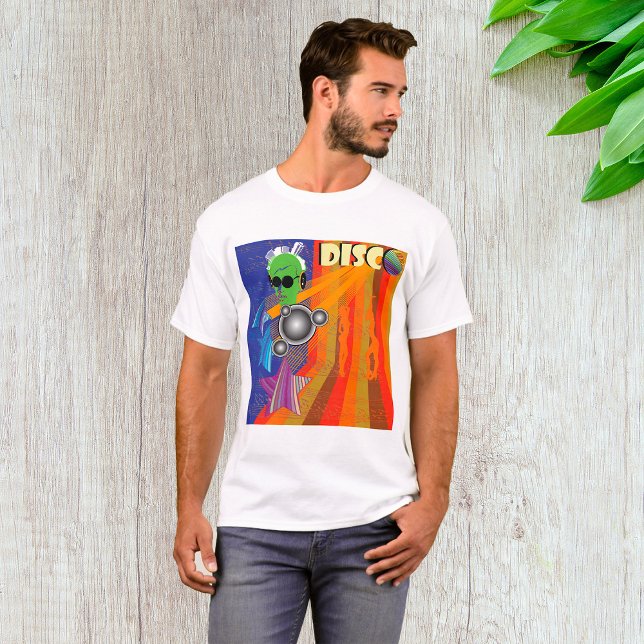 Retro Disco Party 70s Funk Art  T-Shirt (Creator Uploaded)