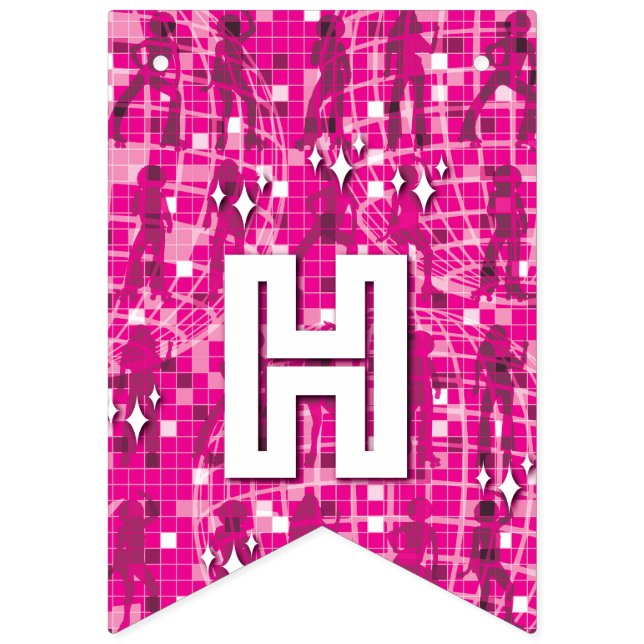 RETRO DISCO PARTY BUNTY 2 DRAPEAUX (Deuxième drapeau)