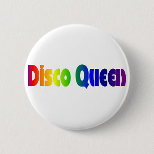 Retro Disco Queen 2 Inch Round Button