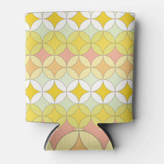 Retro Disco Style Seamless Pattern Can Cooler