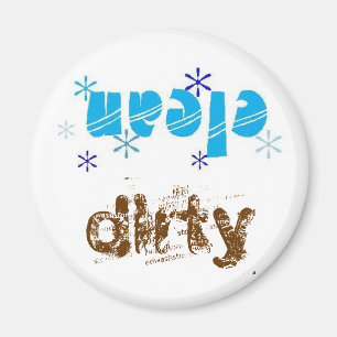 Retro dishwasher magnet