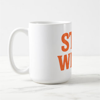 Retro Distressed Stay Weird Coffee Mug