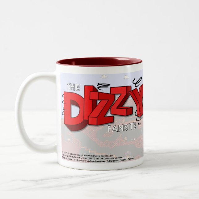 Retro Dizzy Spellbound Mug (Left)