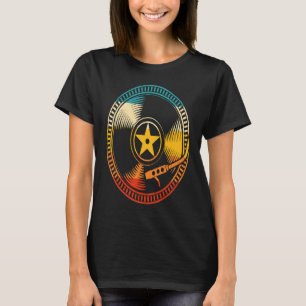 Retro DJ vinyl record turntables record player T-Shirt
