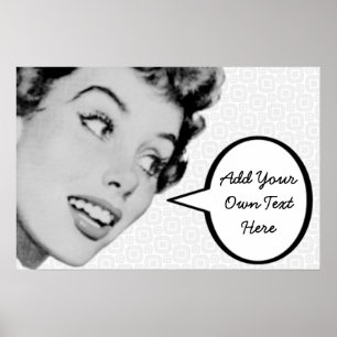 Retro Do Tell Poster