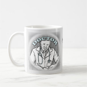Retro doctor coffee mug