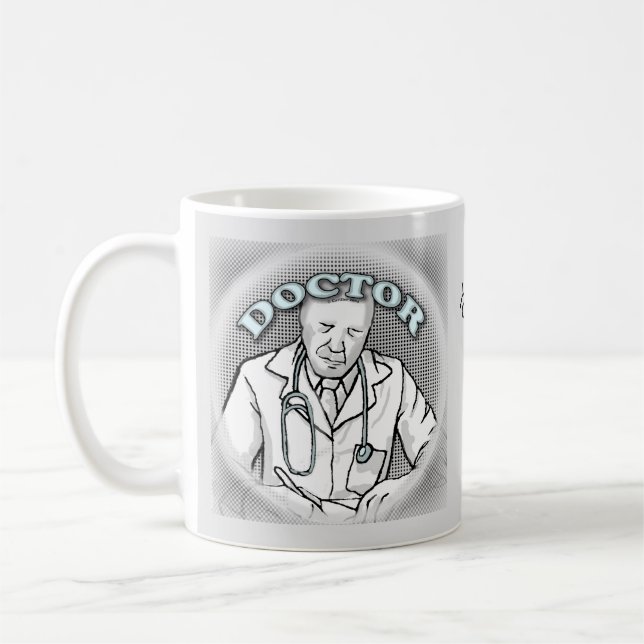 Retro doctor  coffee mug (Left)