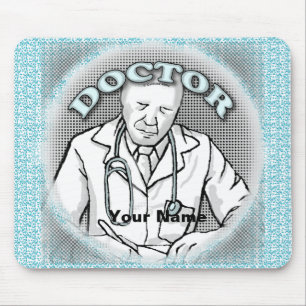 Retro doctor  mouse pad