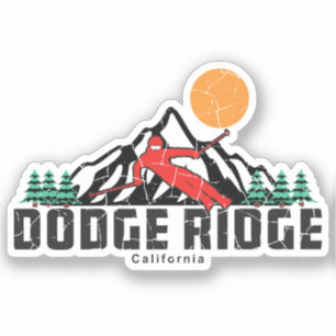 Retro Dodge Ridge Ski 
