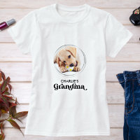 Retro Dog GRANDMA Personalized Puppy Pet Photo