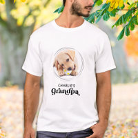 Retro Dog GRANDPA Personalized Puppy Pet Photo