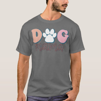 retro dog mama girl funny T-Shirt